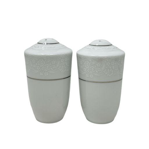 Noritake Noritake Whitecliff Platinum Salt & Pepper Set