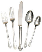 Oneida Oneida Sterling Silver Damask Rose Flatware 5 Piece Place Setting