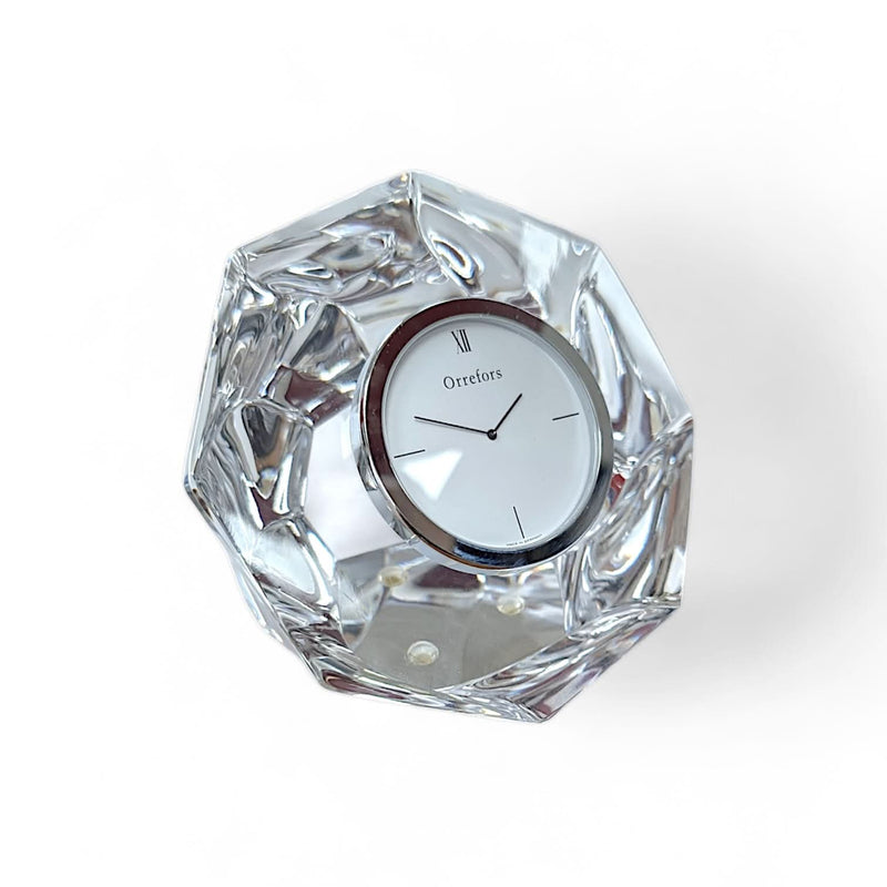 Orrefors Orrefors Crystal Table Clock