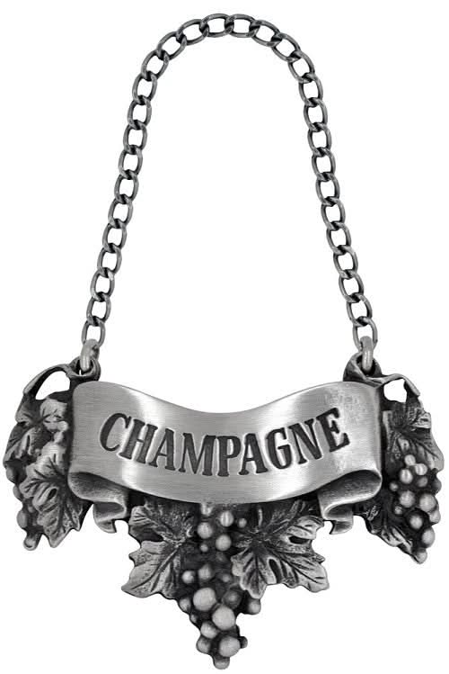 Pewter Seagull Pewter Liquor Label Champagne