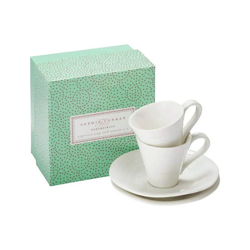 Portmeirion_Sophie Conran Espresso Cup and Saucer - Set of 2_