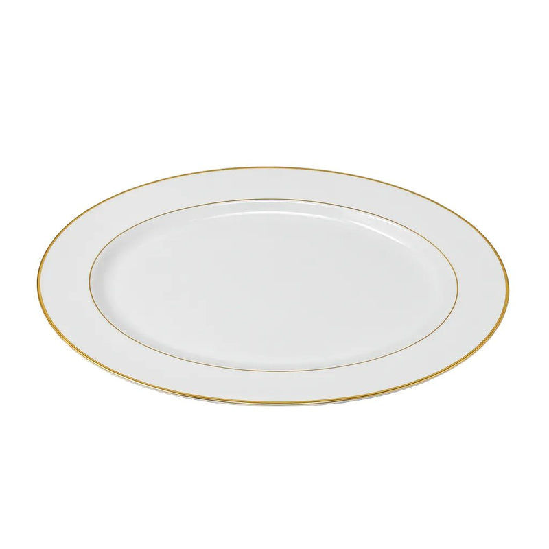Rosedale_Rosedale Balmoral Gold 14" Oval Platter_