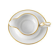 Rosedale_Rosedale Balmoral Gold Gravy Boat with Stand_