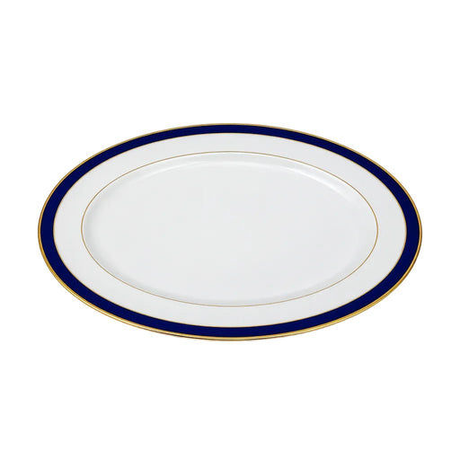Rosedale_Rosedale Royal Lapis 14" Oval Platter_