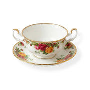 Royal Albert Royal Albert Pacific Rose Cream Soup Cup & Saucer