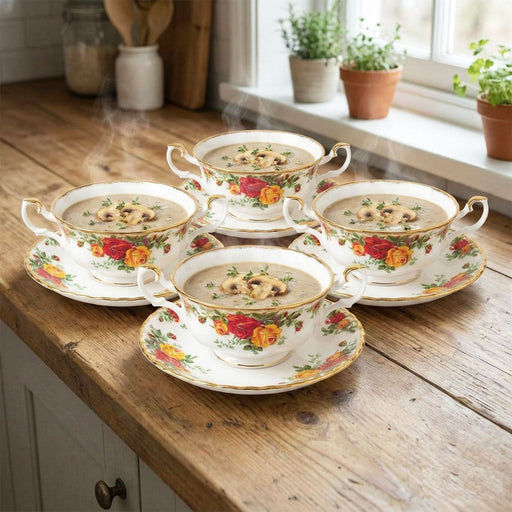 Royal Albert Royal Albert Pacific Rose Cream Soup Cup & Saucer