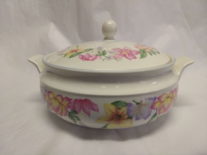 Royal Doulton Blooms Covered Vegetable Bowl by Royal Doulton   