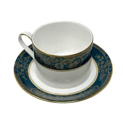 Royal Doulton Carlyle Flat Cup & Saucer set by Royal Doulton