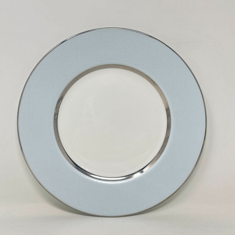 Royal Doulton Royal Doulton Platinum Silk Ice Blue Accent Plate