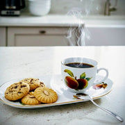 Royal Worcester Royal Worcester Evesham Gold Breakfast Cup & Snack Plate Set