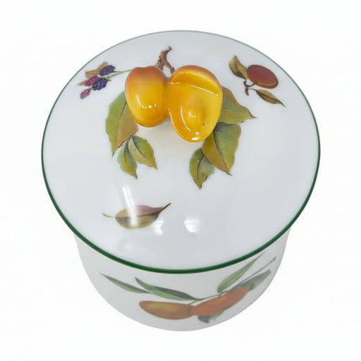 Royal Worcester Royal Worcester Evesham Vale Medium Canister & Lid
