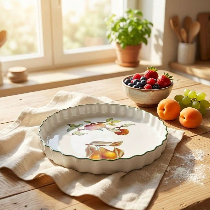 Royal Worcester Royal Worcester Evesham Vale Quiche Dish