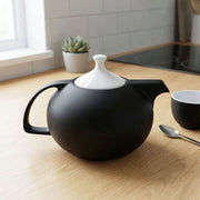Scherzer Scherzer Bavaria Modernist Black & White Teapot