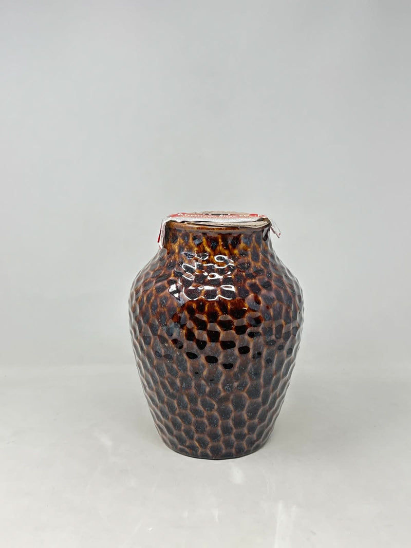 Seagull Studios Seagull Studios Terra Brown Honeycomb Flame Pot
