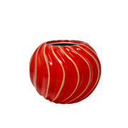 Seagull Studios Seagull Studios Terra Coral Swirl Flame Pot