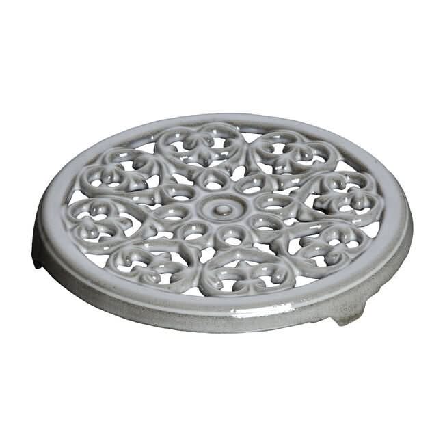 Staub Staub Cast Iron 23cm Round Lily Trivet - Graphite Grey