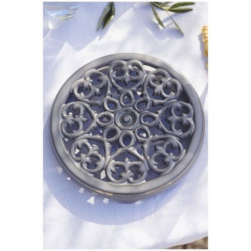 Staub Staub Cast Iron 23cm Round Lily Trivet - Graphite Grey
