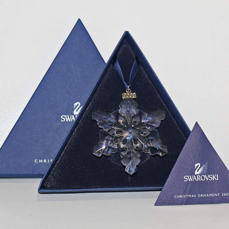 Swarovski Swarovski Crystal Christmas 2008 Annual Snowflake Star Ornament