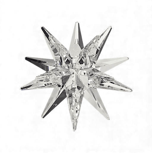 Swarovski Swarovski Crystal Star Medium Candle Holder