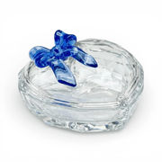 Swarovski Swarovski Crystal Sweet Heart Blue Ribbon Jewel Box