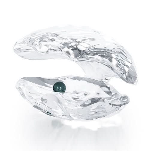 Swarovski Swarovski Crystal Pearl Oyster with Black Pearl   