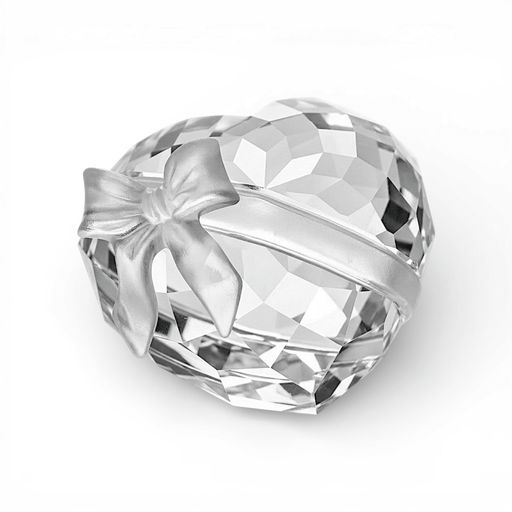 Swarovski Swarovski Solid Crystal Sweet Heart Frosted Bow