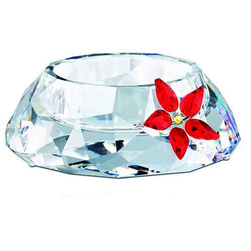 Swarovski Swarovski Crystal Tealight Poinsettia   