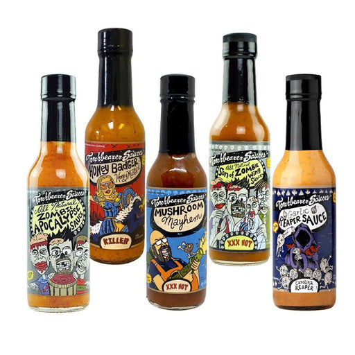 TorchBearer Sauces Torchbearer Hot Ones Bundle - Set of 5