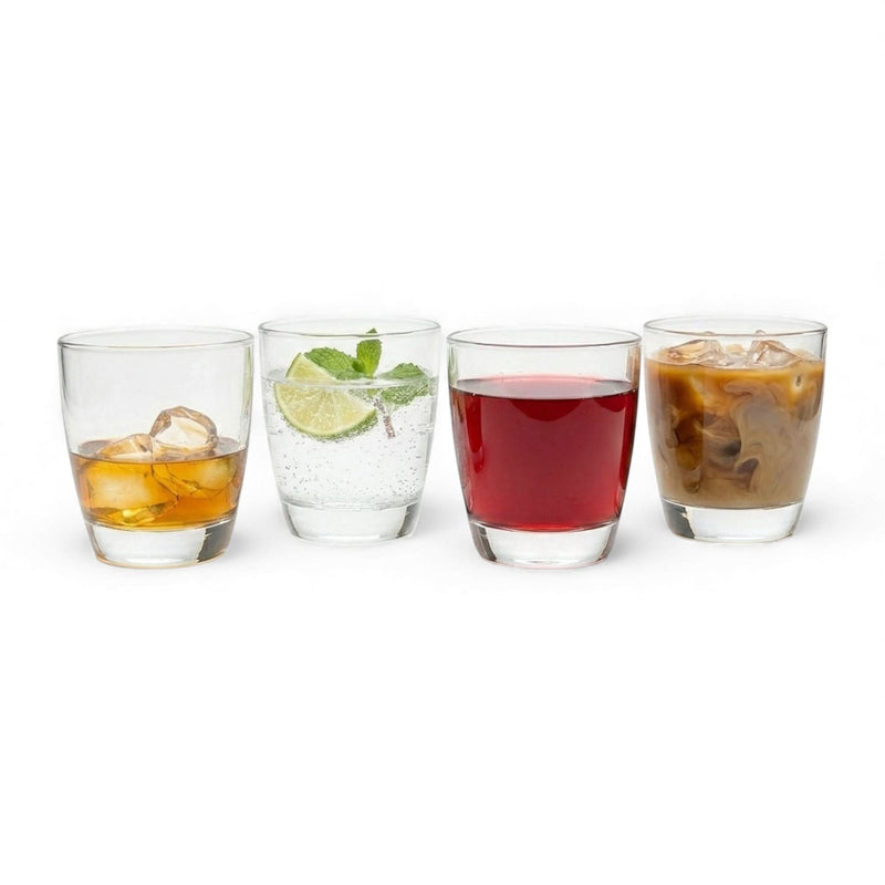 Moda Milano Double Old Fashioned Glass - Set of 4
