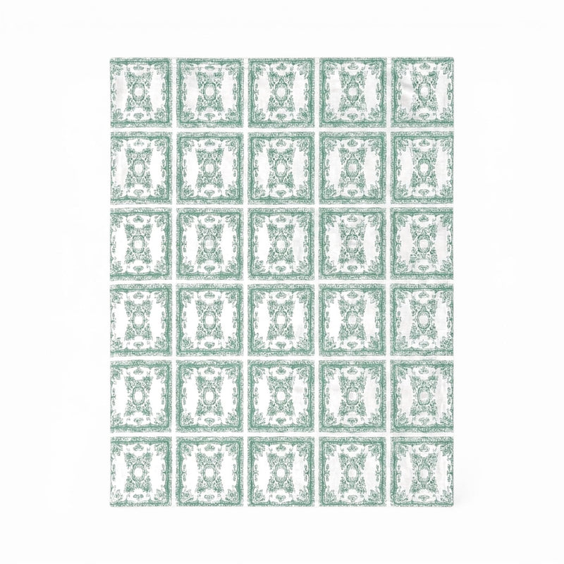 Lemontree Lemon Tree Stone Washed Cotton Reversible Throw Blanket - Green