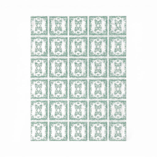 Lemontree Lemon Tree Stone Washed Cotton Reversible Throw Blanket - Green