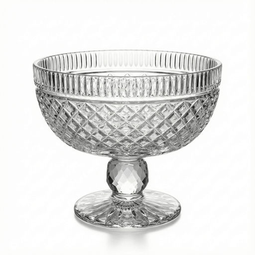 Tyrone Crystal Tyrone Large Cut Irish Crystal Fruit Bowl