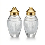Waterford Waterford Crystal Hanover Gold Salt & Pepper Shaker Set