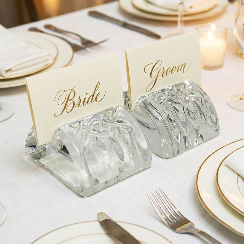 Waterford Waterford Crystal Lismore Place Card Holder - Set of 2