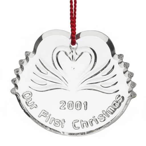 Waterford Waterford Crystal Our First Christmas 2001 Ornament