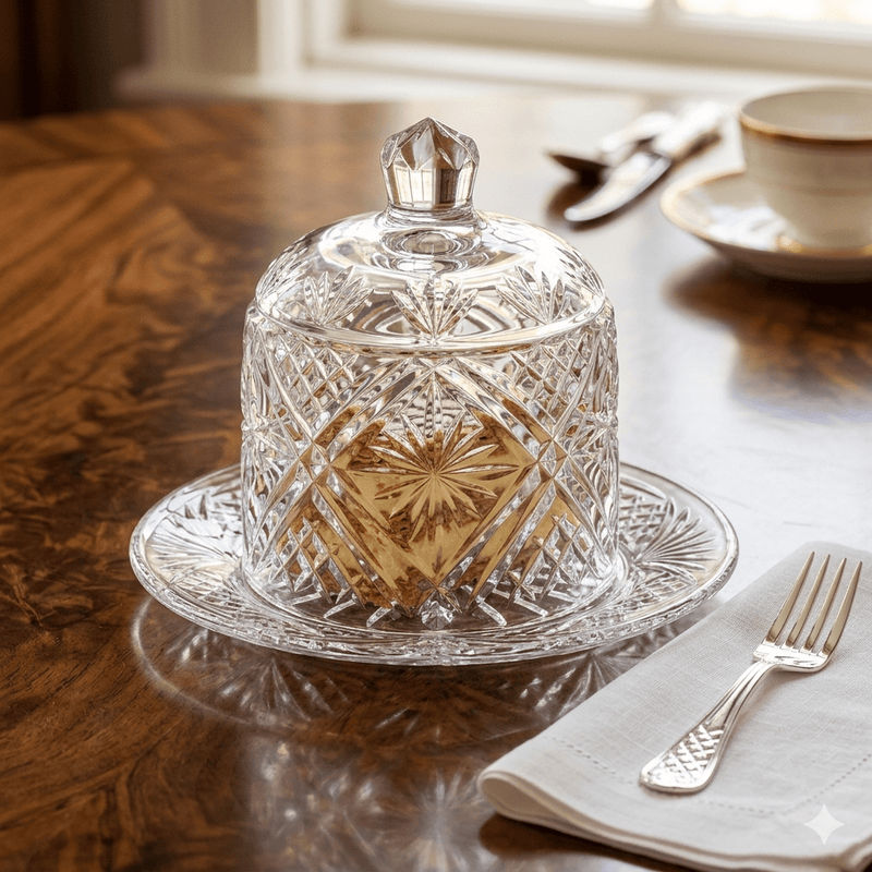 Waterford Waterford Crystal Samuel Miller Signature Collection Dessert Dome & Plate