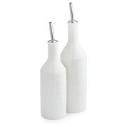 Portmeirion Portmeirion Sophie Conran White Oil and Vinegar Drizzler Set
