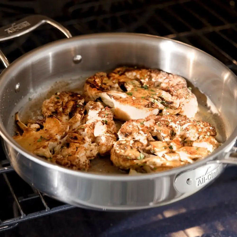 All-Clad All-Clad G5 Graphite Core Stainless Steel 5-ply 3qt (2.8L) Sauté Pan with Lid   