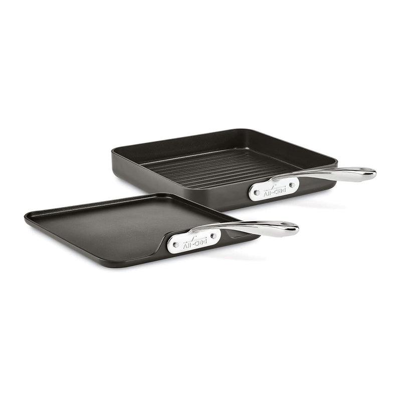 All-Clad All-Clad Essentials Nonstick Grill & Griddle - 2 Piece Set