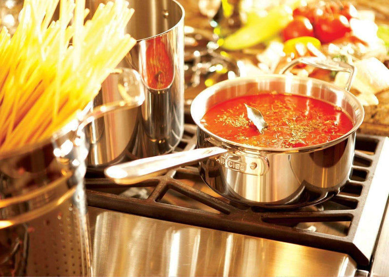 All-Clad All-Clad D3 Stainless Saucepan with Lid   