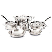 All-Clad All-Clad D3 Stainless Steel Cookware Set - 10 Piece   