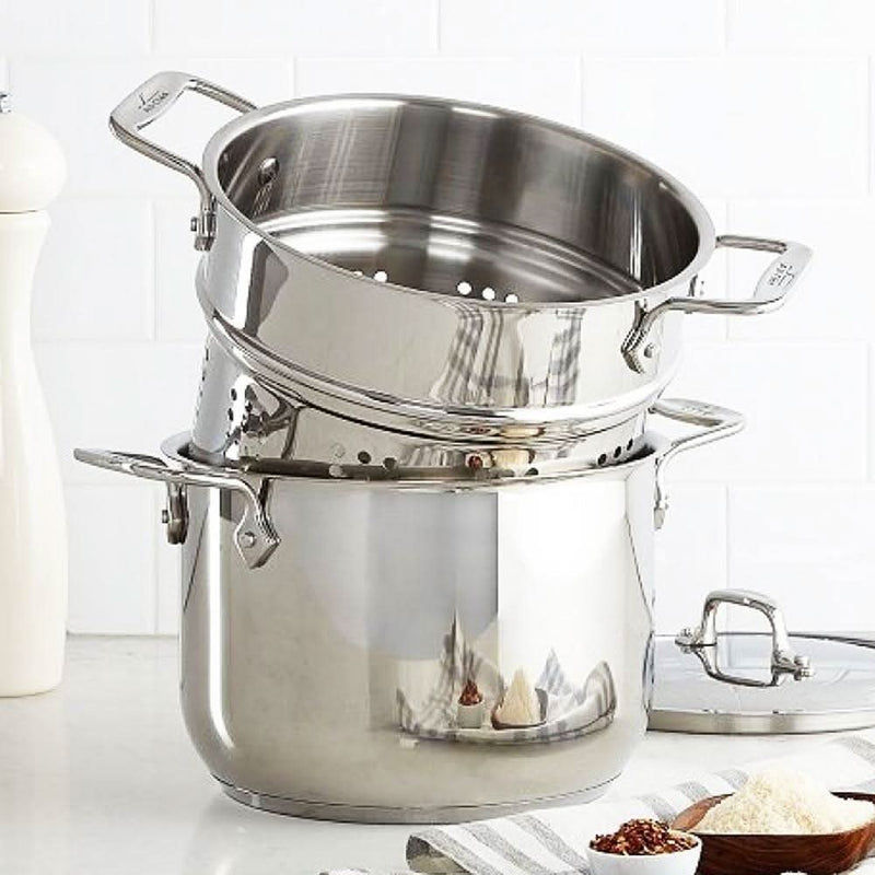 All-Clad All-Clad Stainless 6QT Pasta Stockpot Set with Insert
