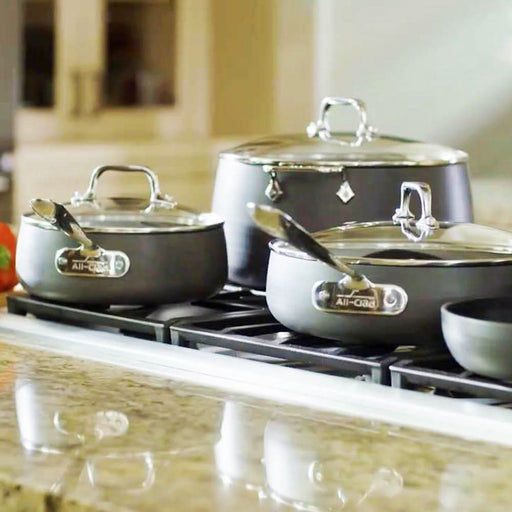 All-Clad All-Clad HA1 Nonstick Cookware Set - 10 Piece   
