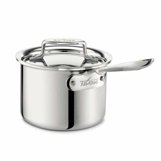 All-Clad All-Clad Stainless D5 Polished Saucepan with Lid 1.5 QT (1.3L)  