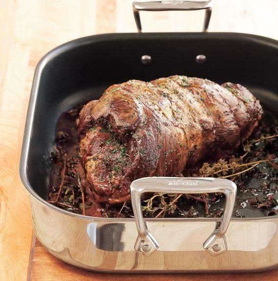 All-Clad All-Clad Stainless Nonstick Roasting Pan with Non-Stick Rack   