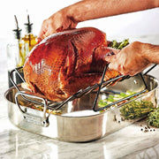 All-Clad All-Clad Stainless Small Roasting Pan with Rack   