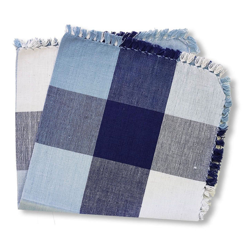 Lemontree Lemon Tree Blue Denim Cloth Napkin - Set of 4   