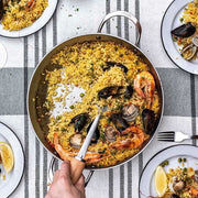 de Buyer deBuyer Mineral B Element 12.5" (32 cm) Paella Pan   