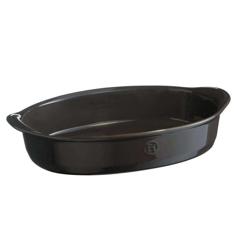 Emile Henry Emile Henry Ultime Oval Baking Dish Fusain  