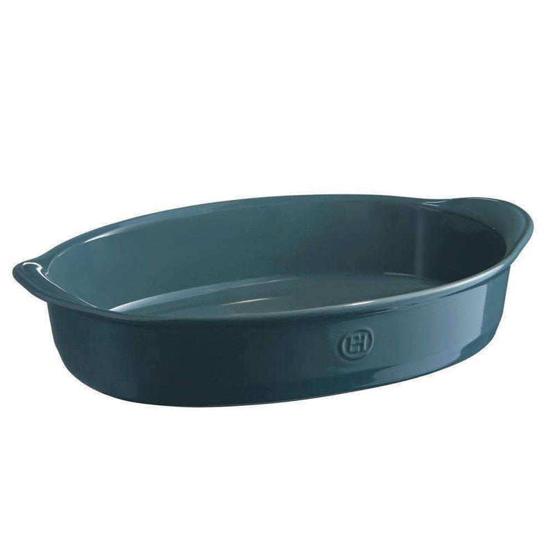Emile Henry Emile Henry Ultime Oval Baking Dish Blue Pavot  